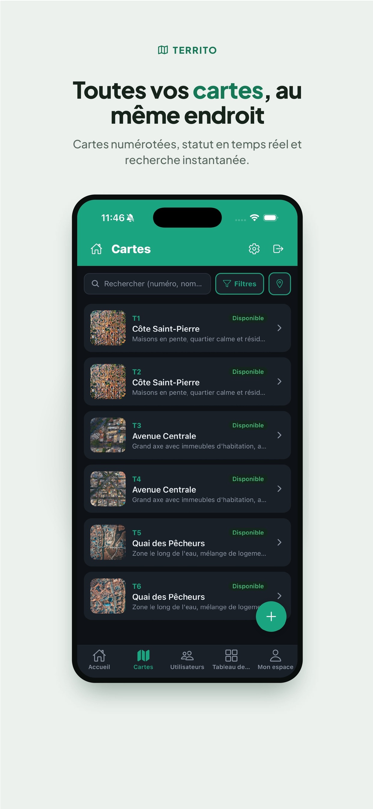 Toutes vos cartes au même endroit